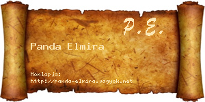 Panda Elmira névjegykártya